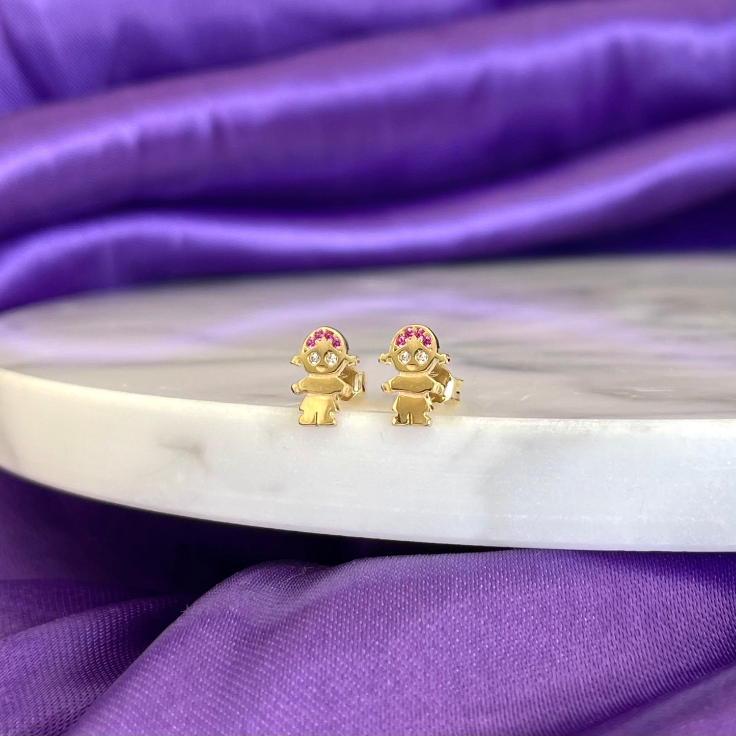 Broqueles My Girl Oro 10k