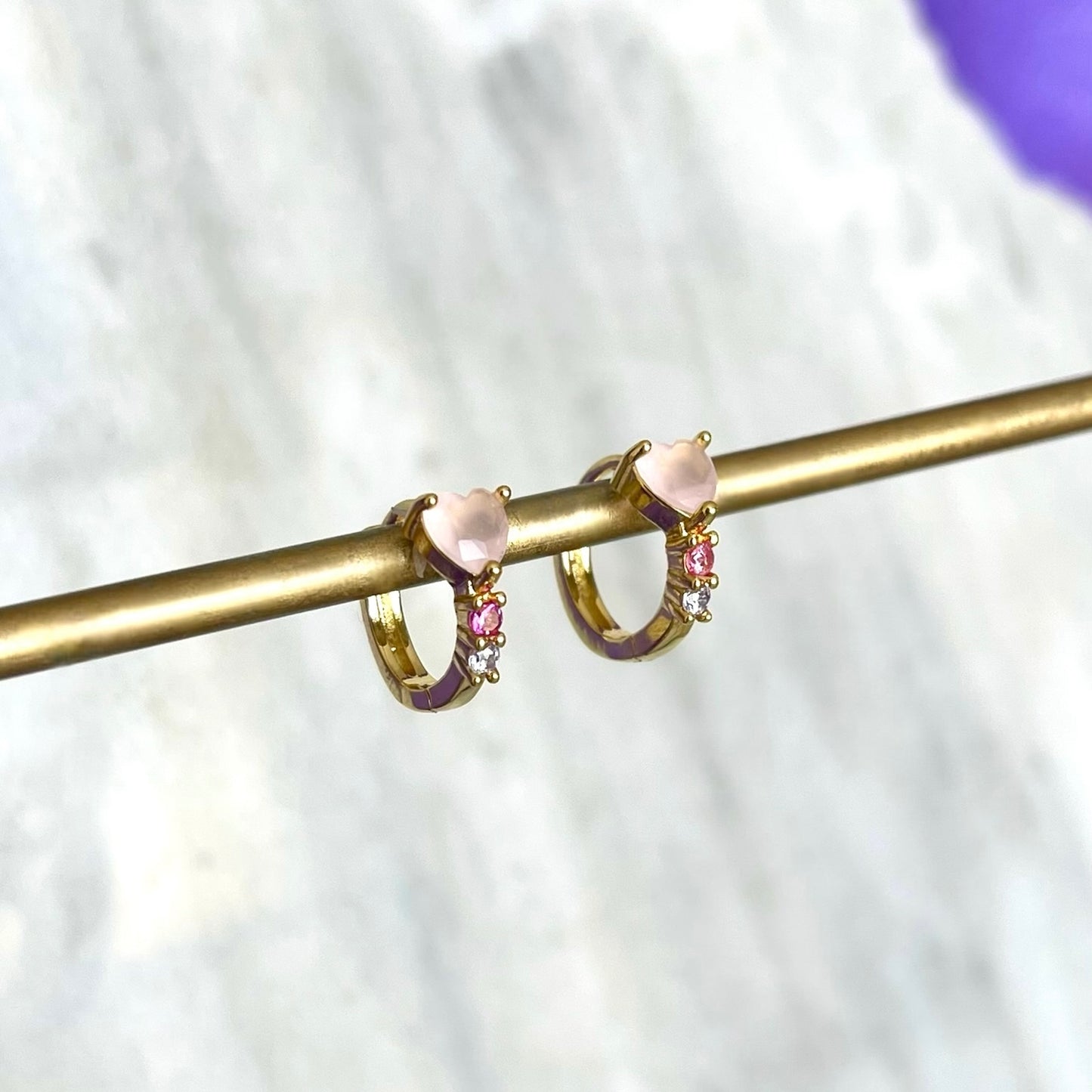 Hoop Valentine Rosa