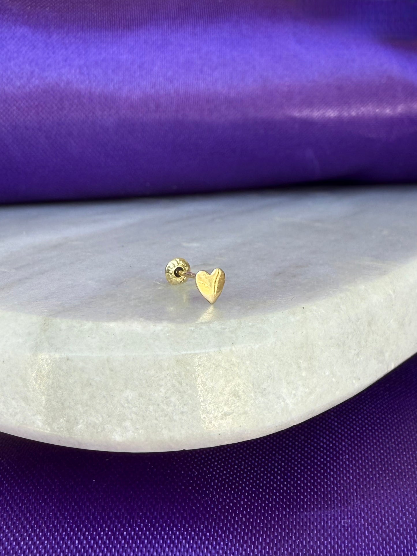 Corazón Fancy Gold Mini Oro 10k
