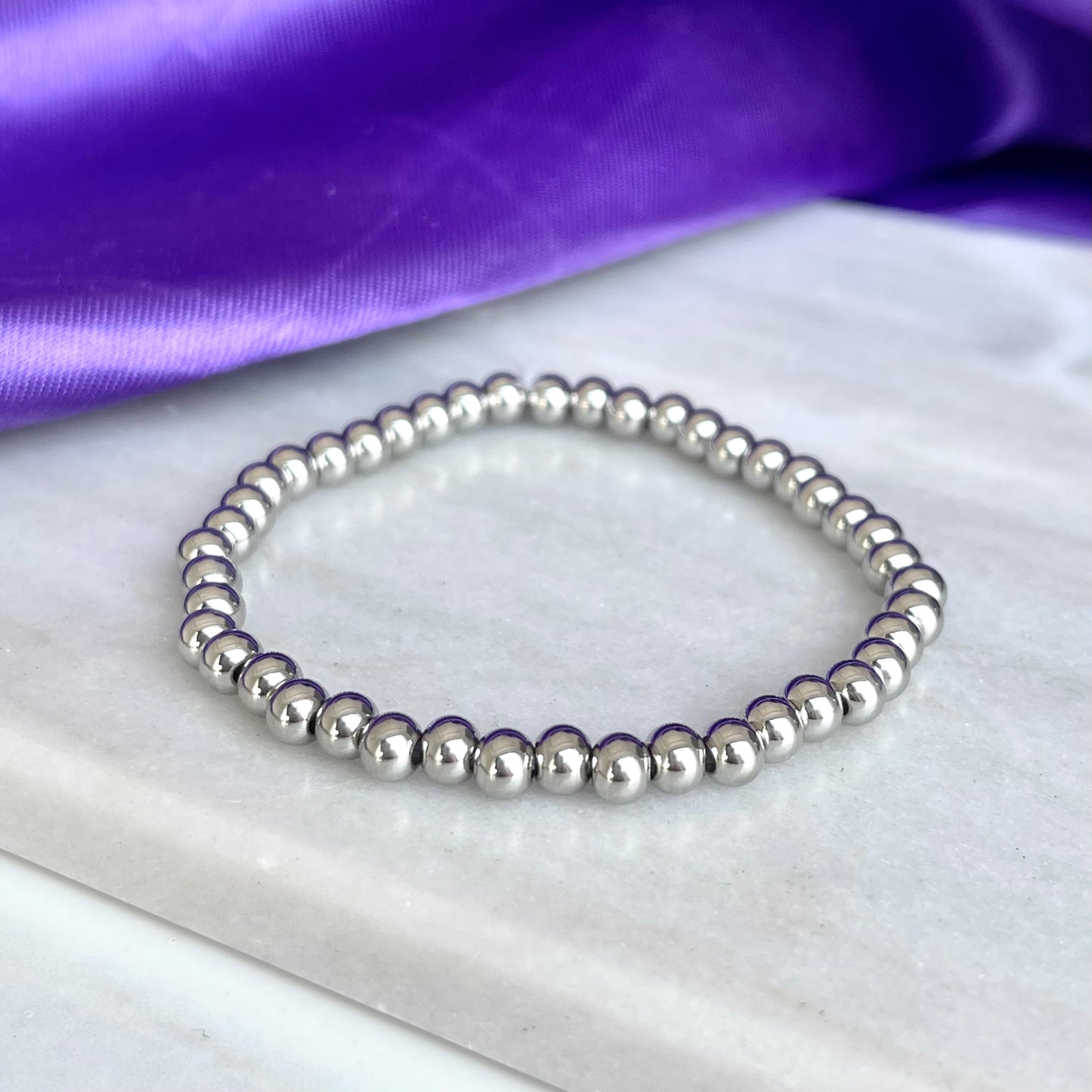 Pulsera Bolitas 6mm