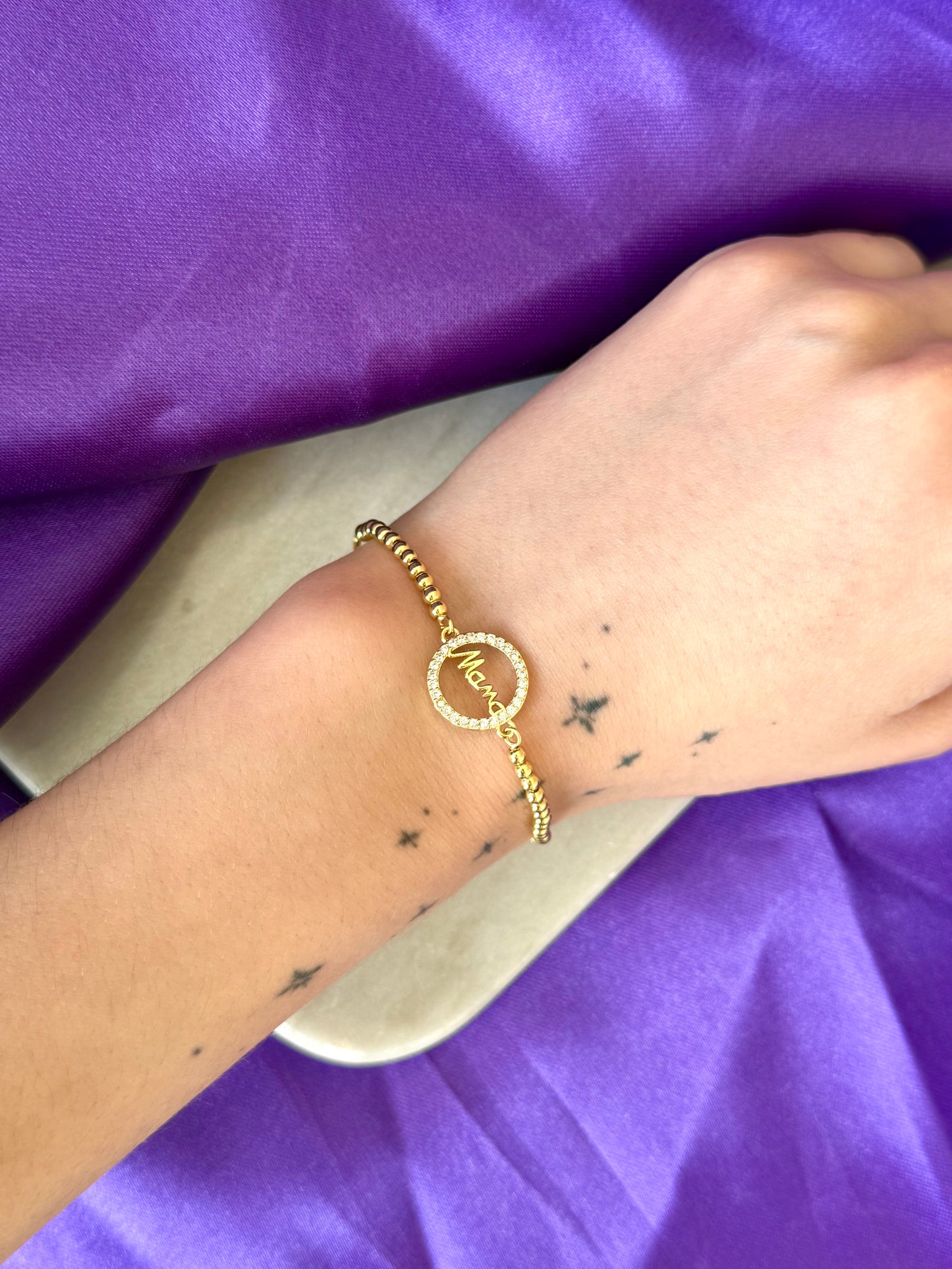 Medalla Sparkly Mamá