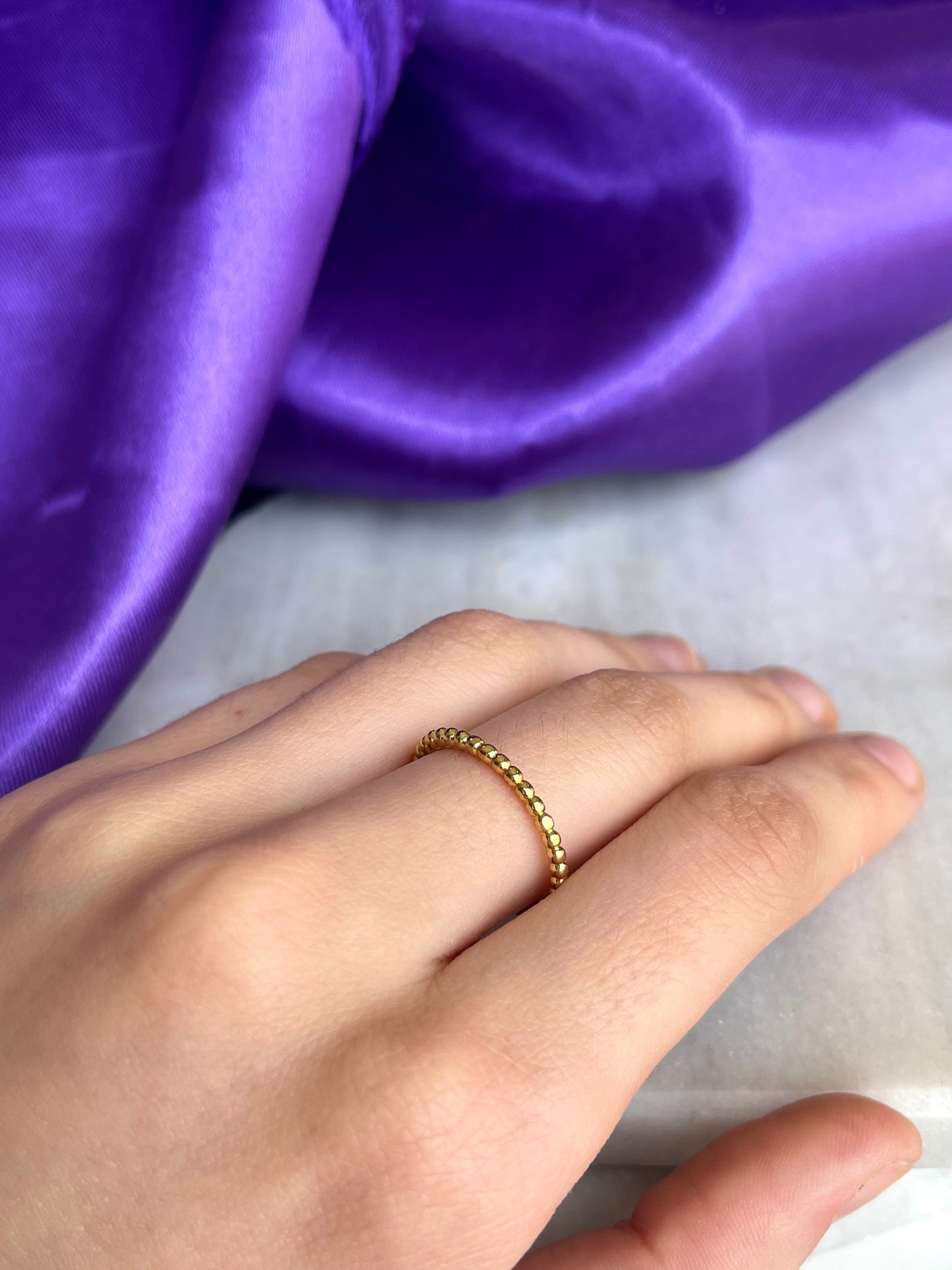 Anillo Bolitas