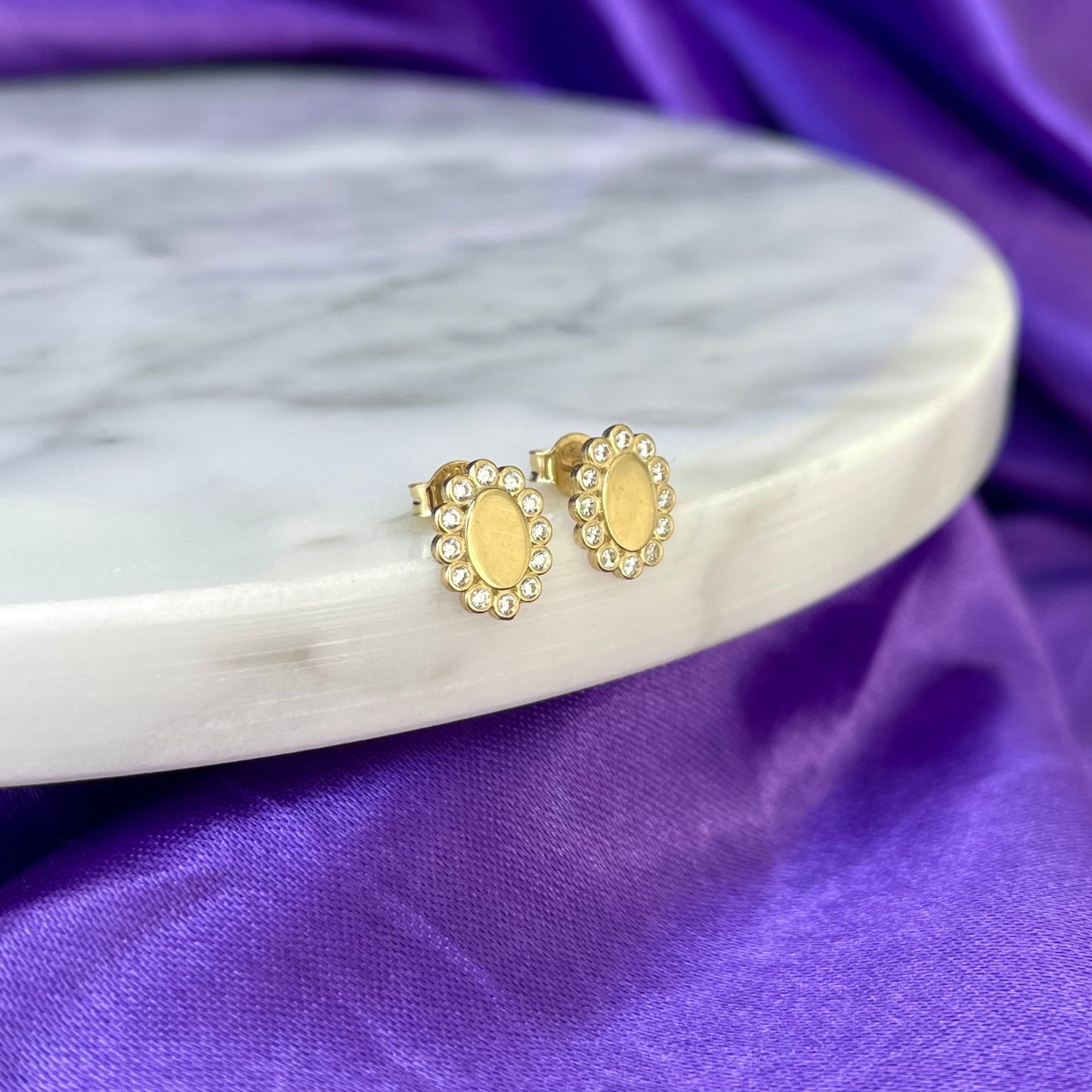 Broqueles Mirror Mirror Oro 10k