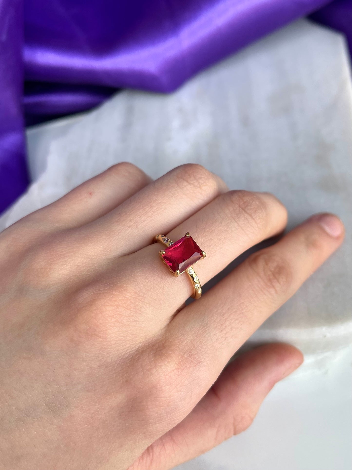 Anillo Rubí