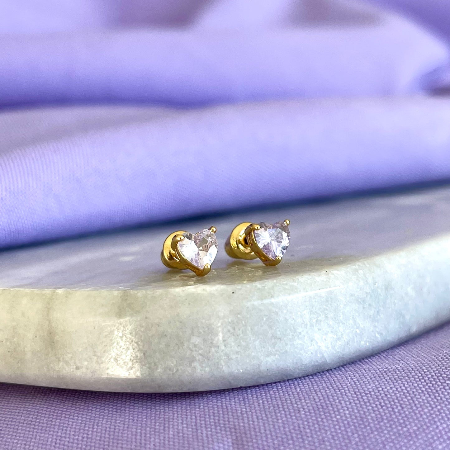 Corazón Lavanda Mediano