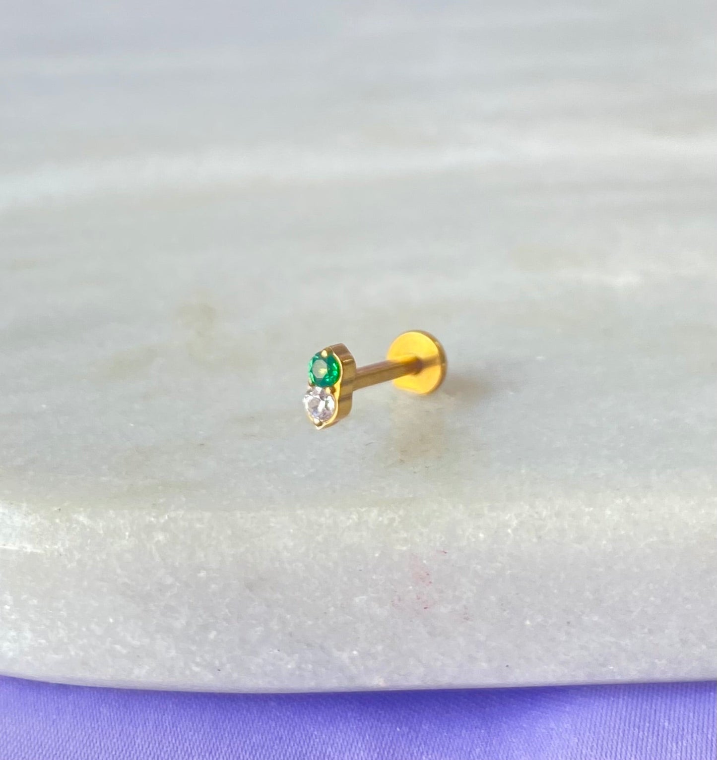 Brillo Doble Verde Titanio Diseño