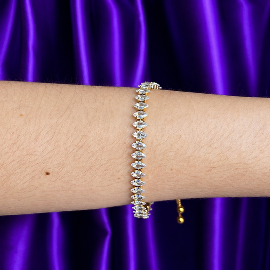 Serena Tennis Bracelet Acero Inoxidable