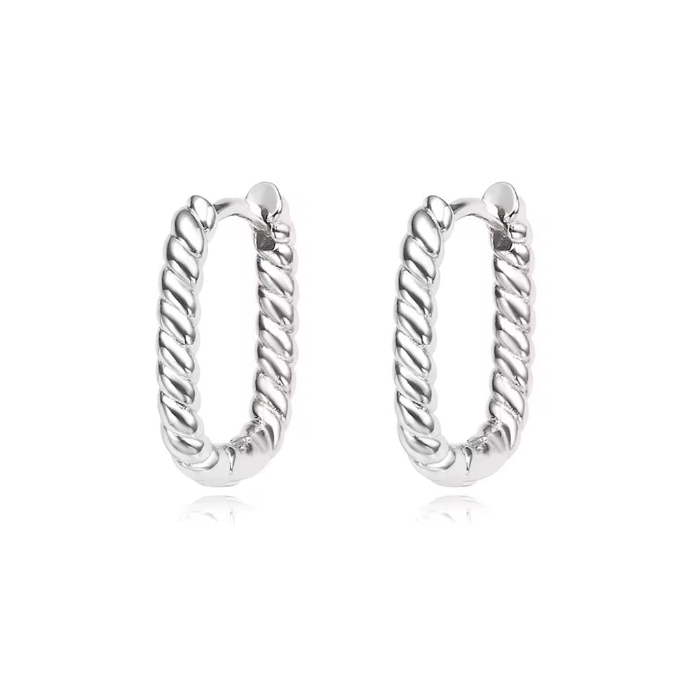 Hoop Rectangular Torcidita Chica