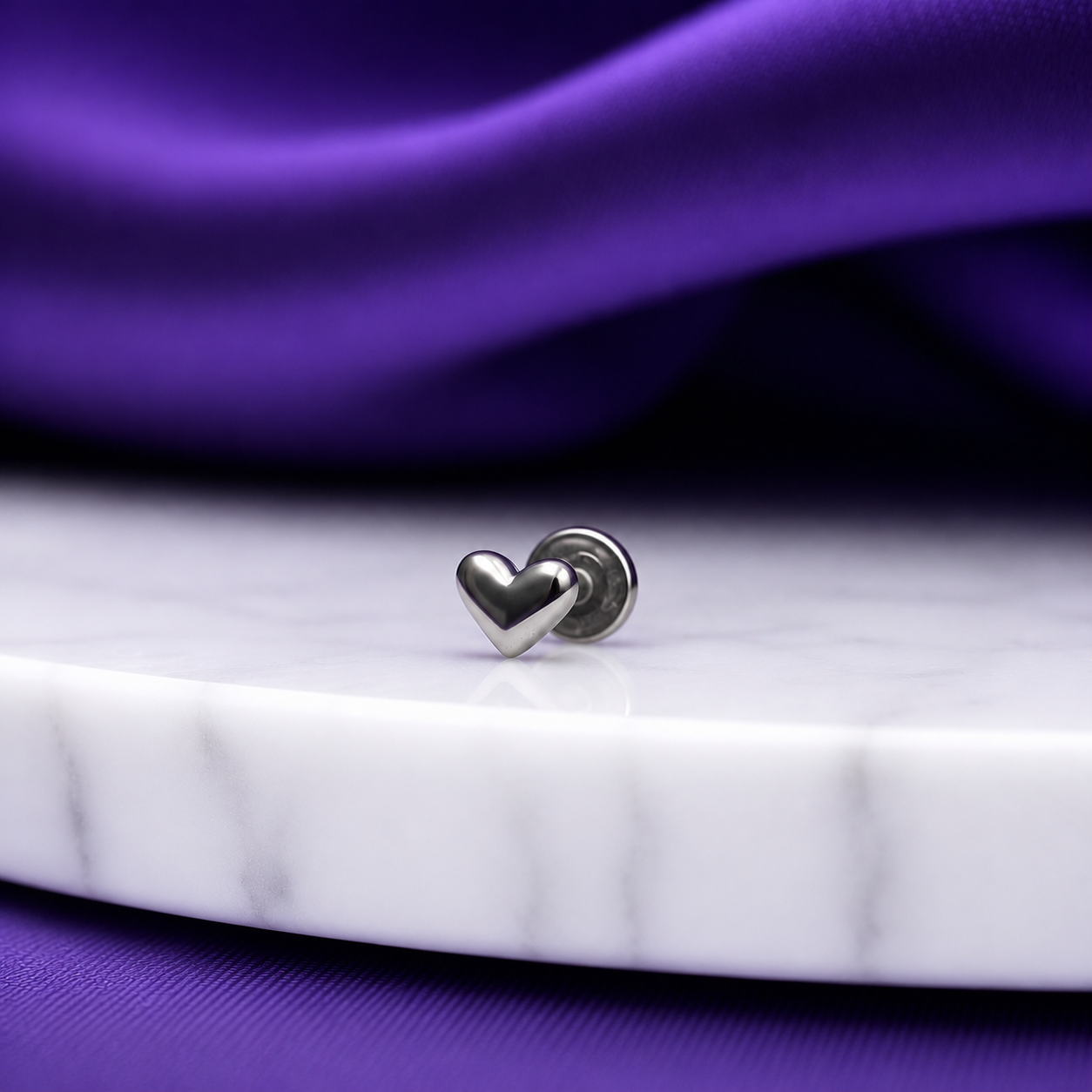 Corazón Mini Titanio Diseño