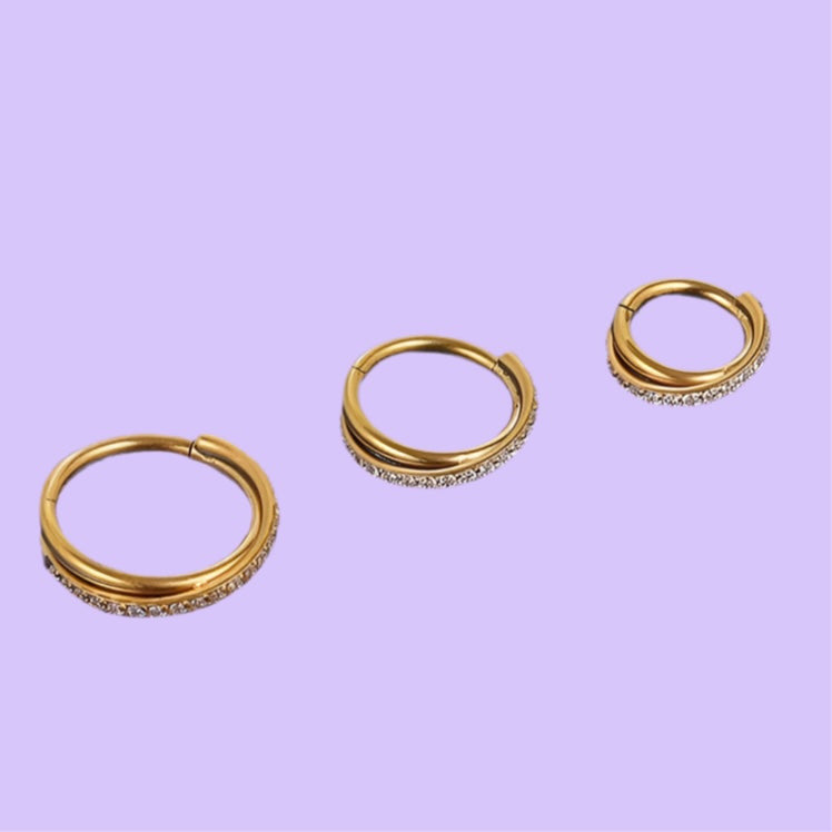 Clicker Roma Titanio Diseño Dorado