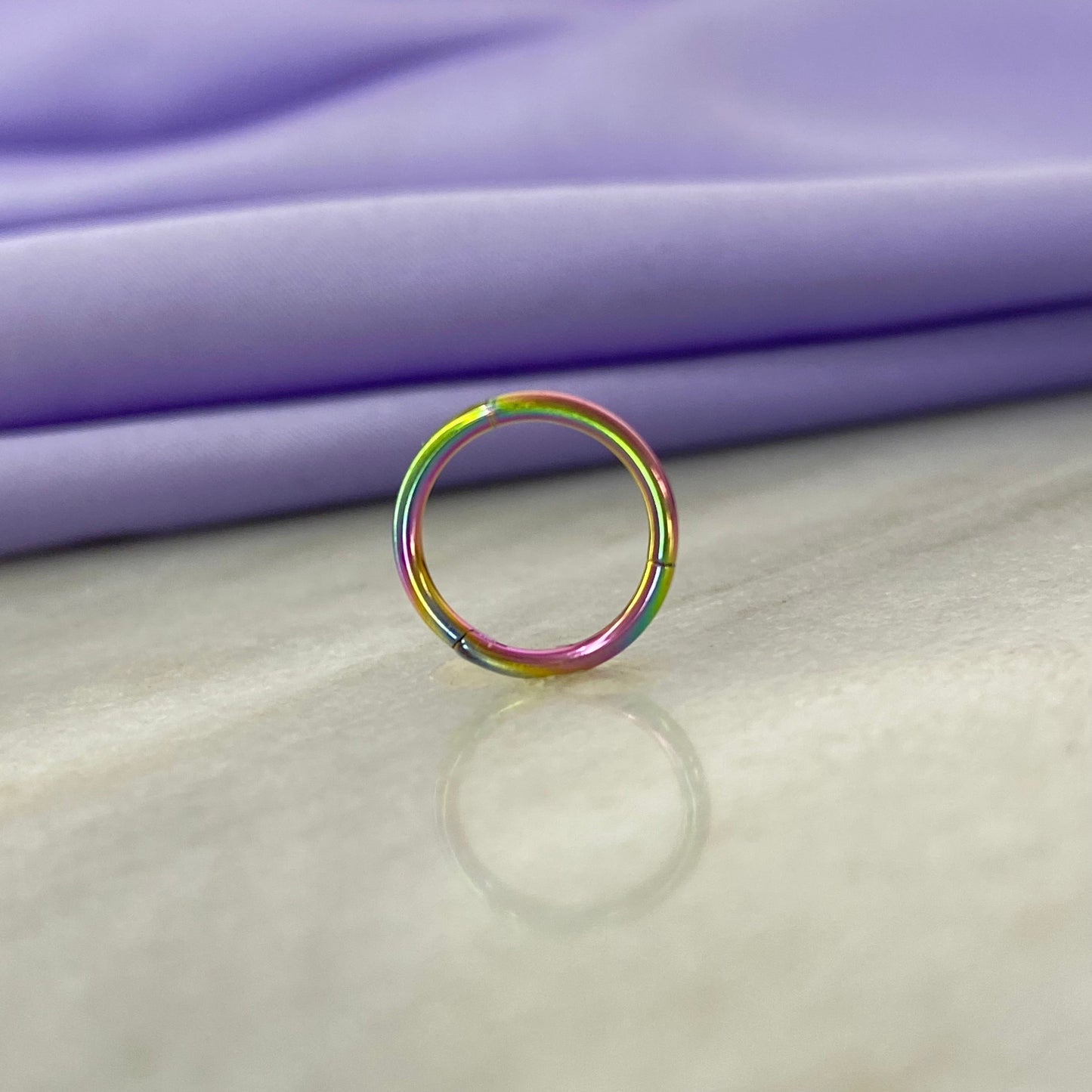 Aro Liso Rainbow Sencillo Titanio