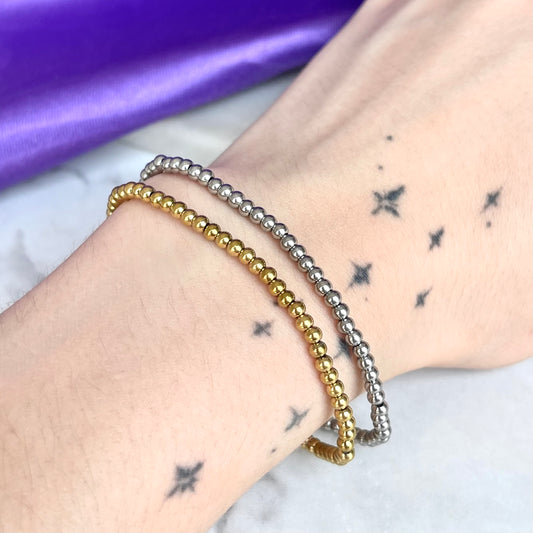 Pulsera Bolitas 3mm