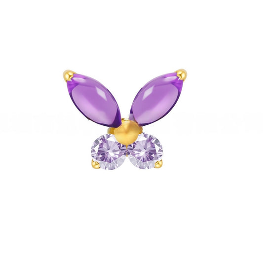Mariposa Morada Titanio