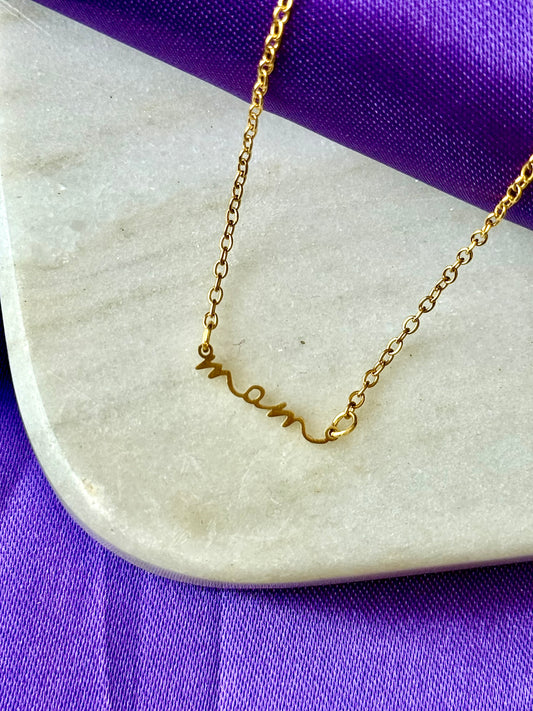 Minimalist Chain "Mom"