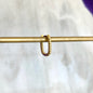 Hoop Rectangular Torcidita Chica