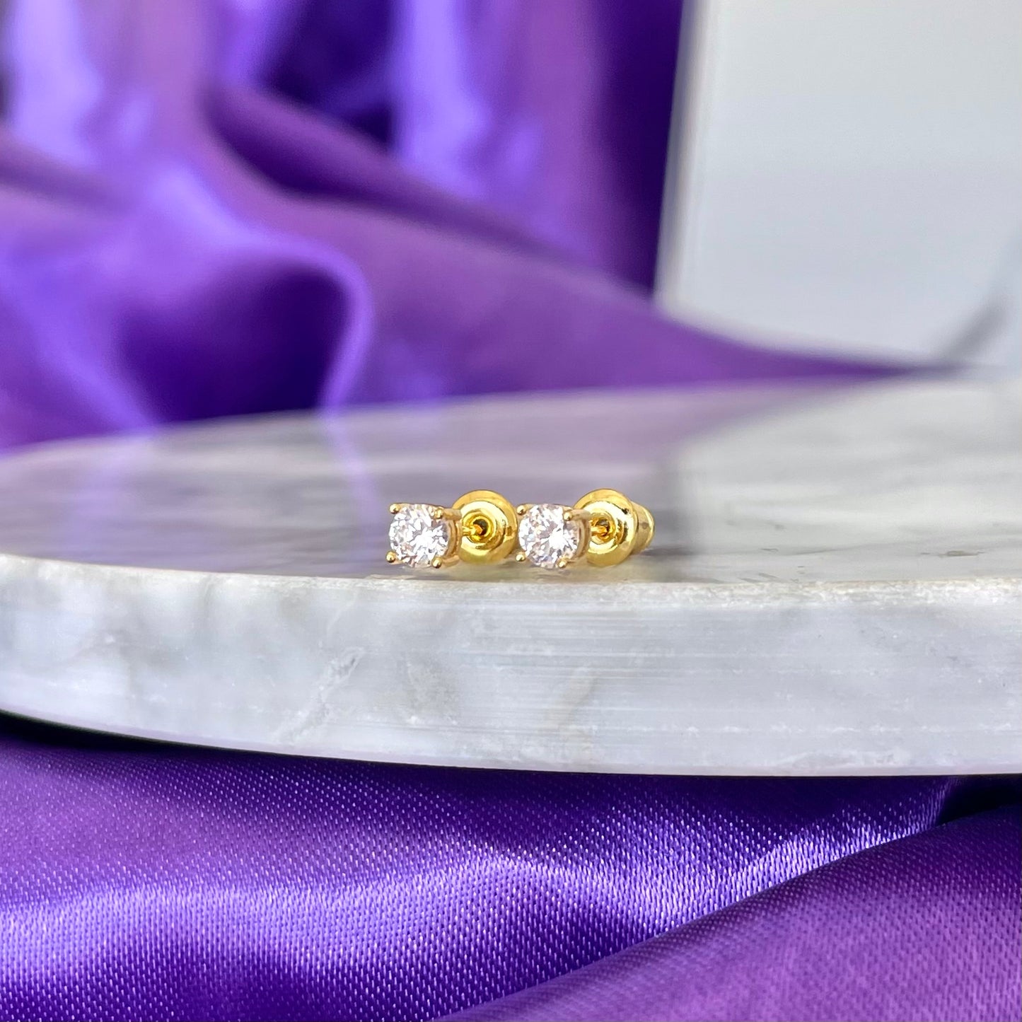 Broqueles Brillo Mediano