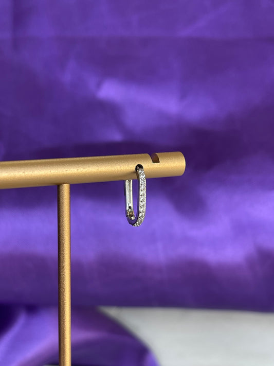 Hoop Rectangular Plana Brillos