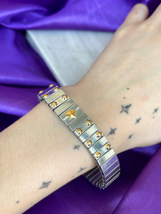 Pulsera Iris Rocker Silver