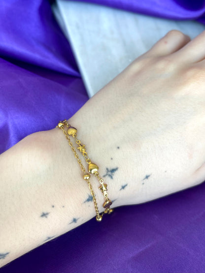 Pulsera Hearts & Stars