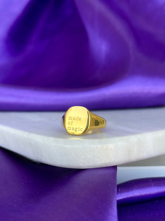 Anillo "Made of Magic"