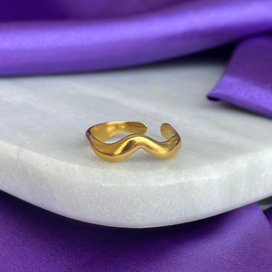 Anillo Wavy