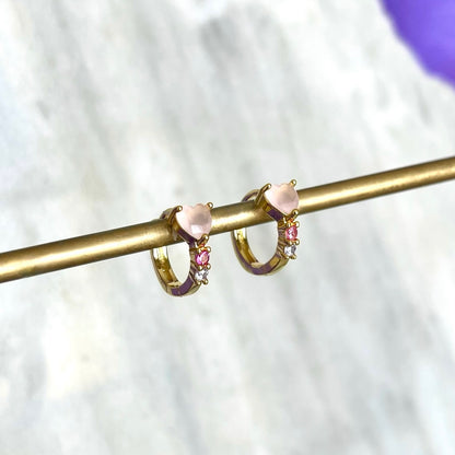 Hoop Valentine Rosa