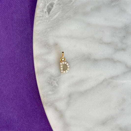 Dije Inicial "D" Ch Oro 10k