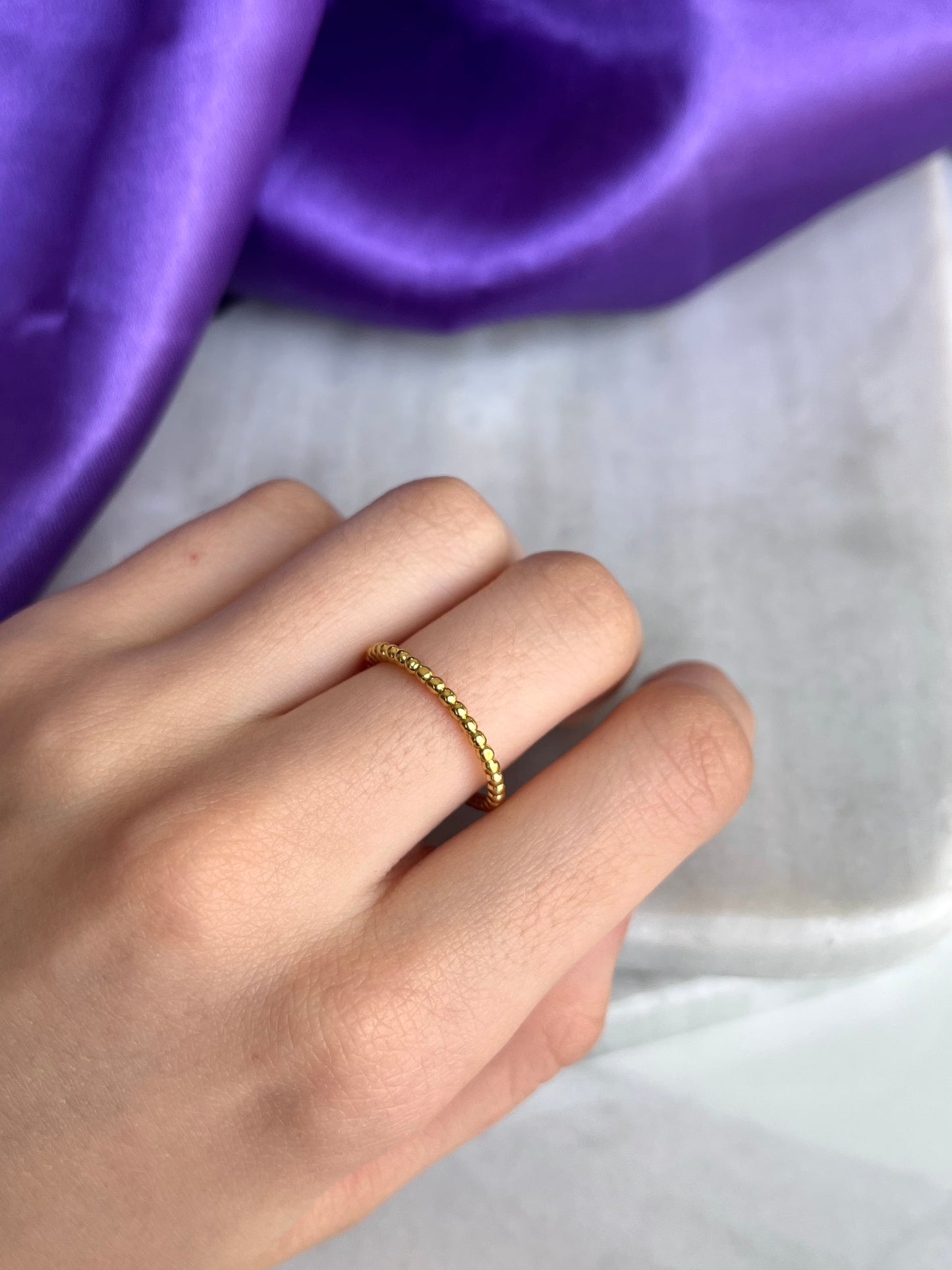 Anillo Bolitas