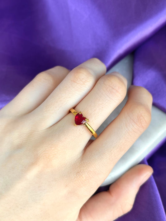 Anillo Red Heart