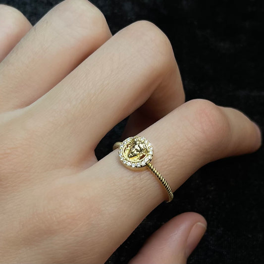 Anillo Medusa Oro 10k