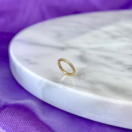 Hoop Dubai Oro 14k
