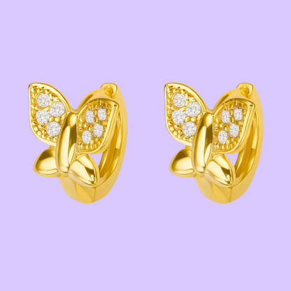 Hoop Mariposa Sparkly