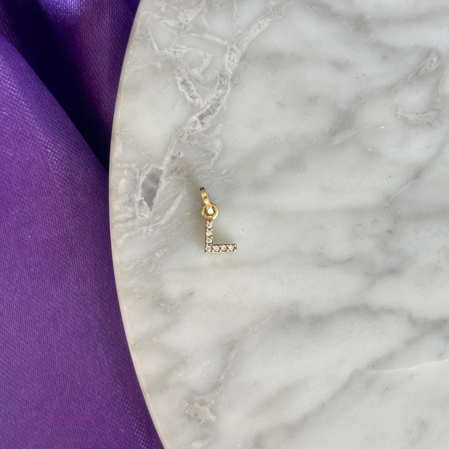 Dije Inicial "L" Ch Oro 10k