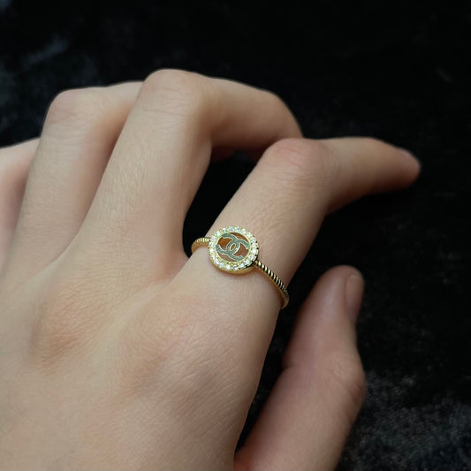 Anillo CC Oro 10k