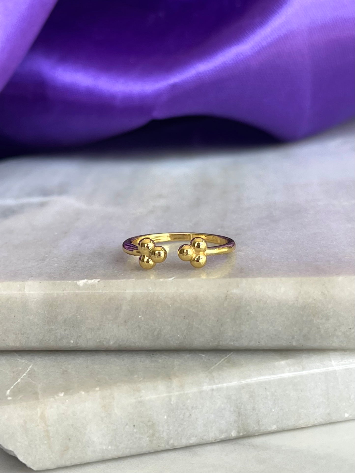 Anillo Doble Trebol