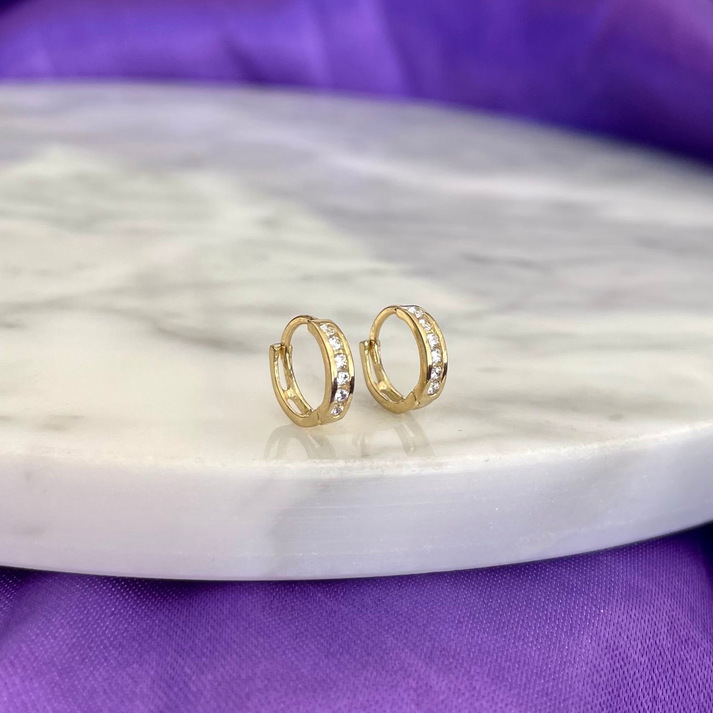 Hoops Basic Sparks Oro 10k