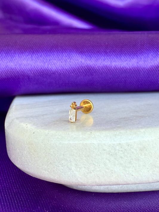 Rectángulo Mini Dorado Titanio Diseño