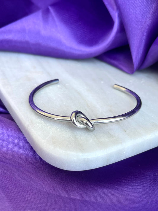 Brazalete Nudo Silver
