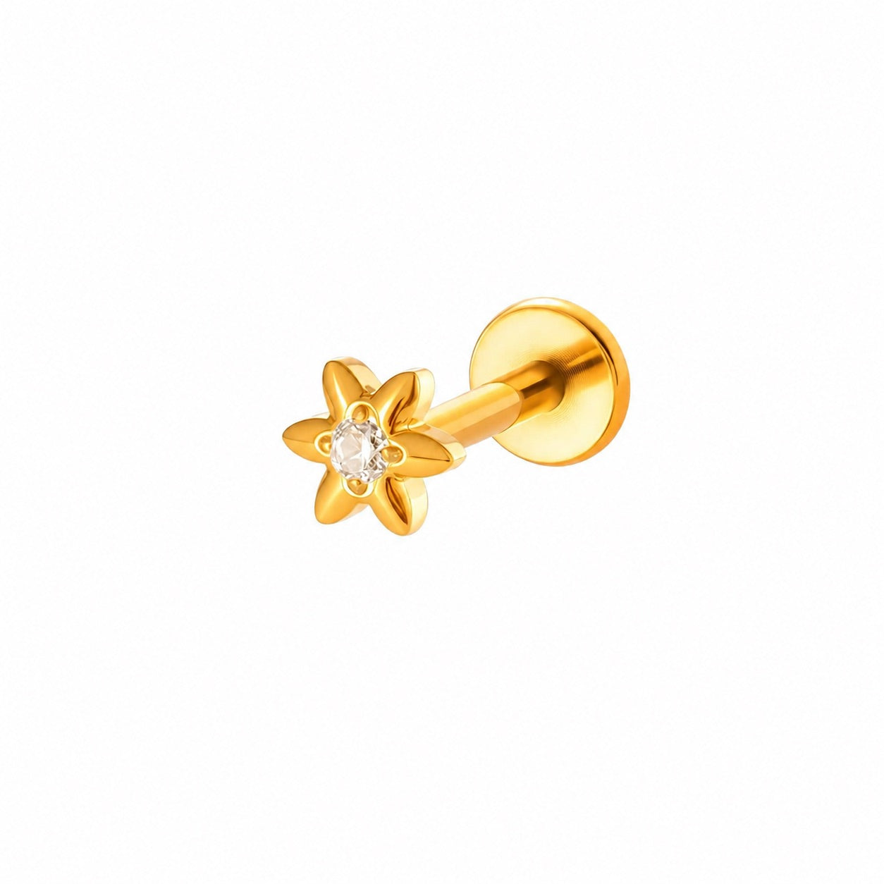 Estrella con Brillo Titanio