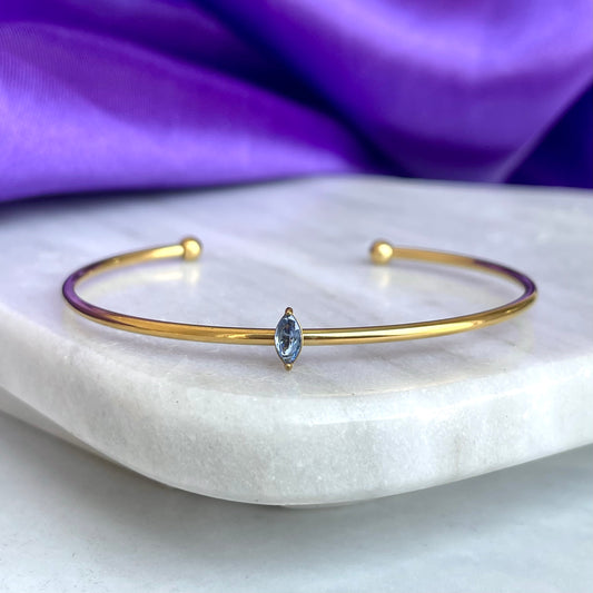 Brazalete Aguamarina