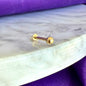 Bolita Dorada Piercing Oro 14k