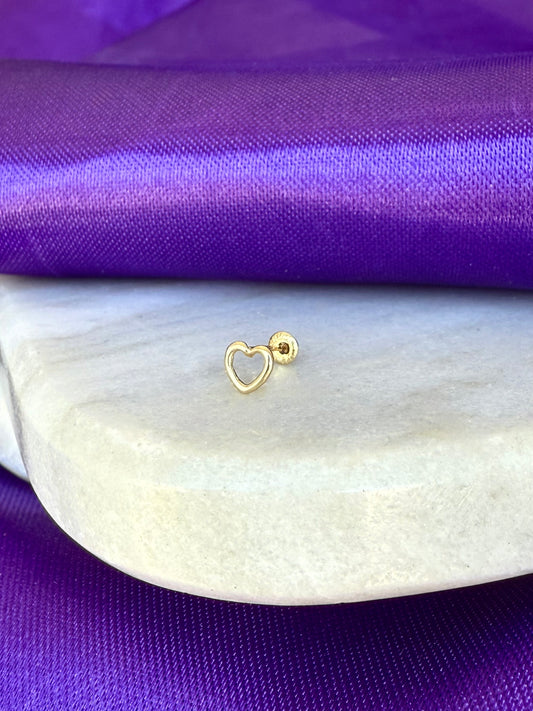 Contorno Corazón Oro 10k