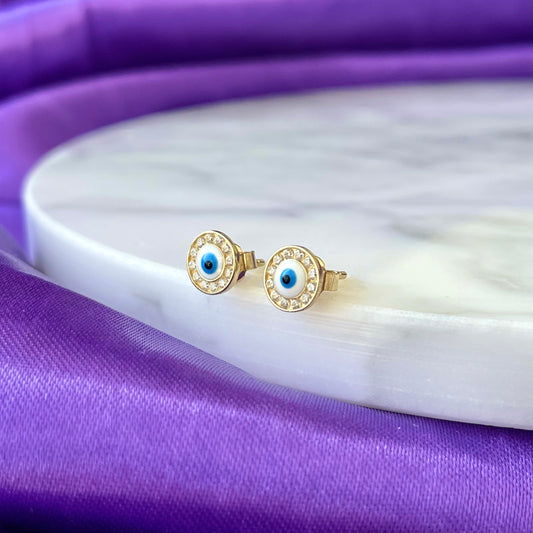 Broqueles Nazar Oro 10k