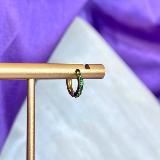 Hoop Brillos Verdes