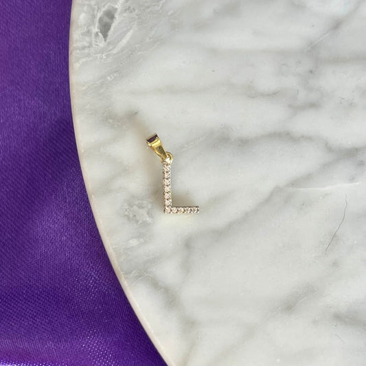 Dije Inicial "L" Med Oro 10k