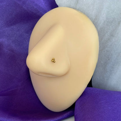 3 Bolitas Doradas Nostril