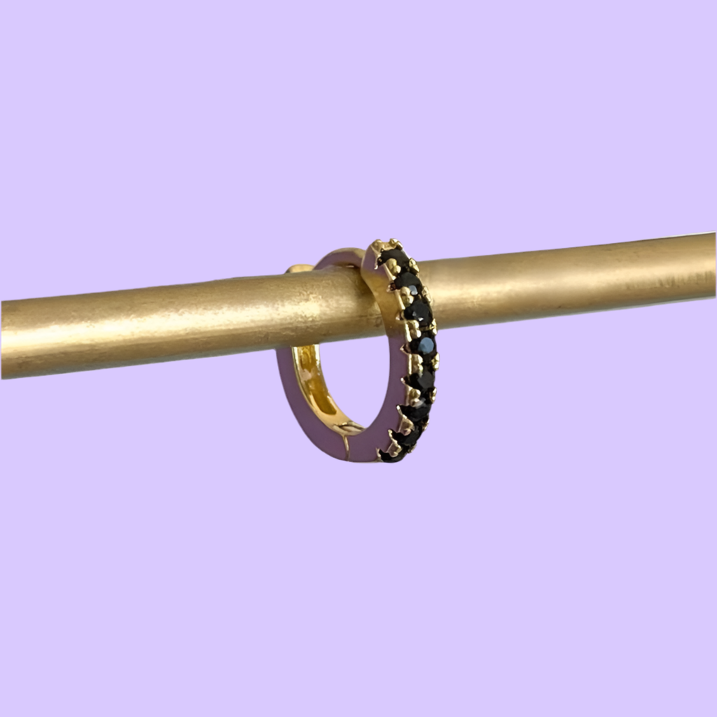 Hoop Brillos Negro