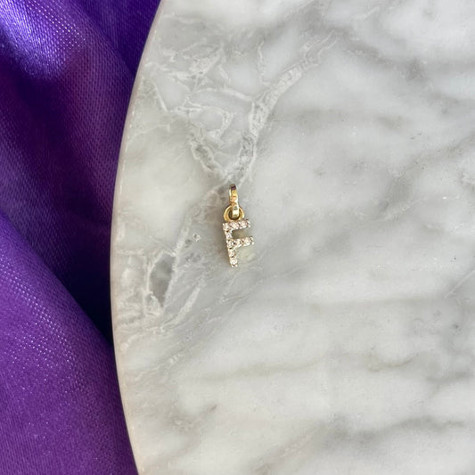 Dije Inicial "F" Ch Oro 10k