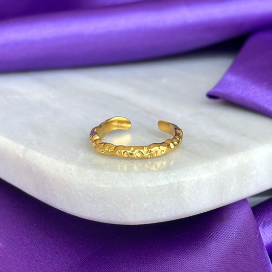 Anillo Martillado