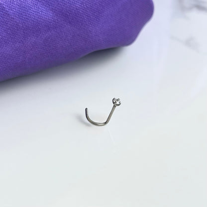 Brillo Plateado Nostril